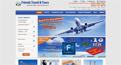 Desktop Screenshot of friendstravelandtours.com